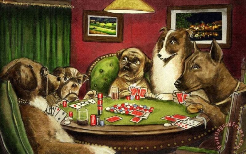 Thị trường đấu giá thế giới - P86. Loạt tác phẩm tranh “"Dogs Playing Poker"(những chú chó chơi bài Poker) của họa sĩ Cassius Marcellus Coolidge chạm mốc 658.000 USD tại nhà
