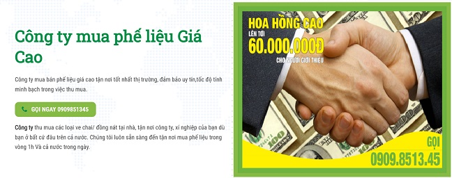 16 công ty thu mua phế liệu giá cao tốt nhất TP HCM